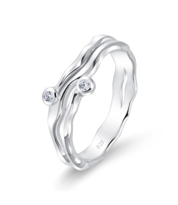 Beautiful Designed CZ Stone Silver Ring NSR-4053